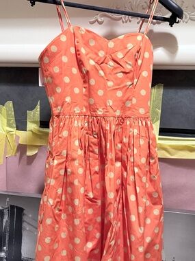 Jeremy Scott Bright Orange Lined Garment
